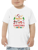 Puppys Merry Christmas T-shirt -SmartPrintsInk Designs