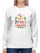 Puppys Merry Christmas Hoodie -SmartPrintsInk Designs