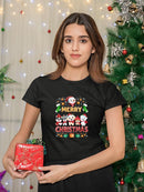 Puppys Merry Christmas T-shirt -SmartPrintsInk Designs