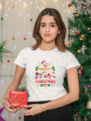 Puppys Merry Christmas T-shirt -SmartPrintsInk Designs