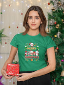 Puppys Merry Christmas T-shirt -SmartPrintsInk Designs