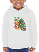 Here Comes Santa Paws Hoodie -SmartPrintsInk Designs