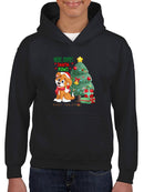 Here Comes Santa Paws Hoodie -SmartPrintsInk Designs
