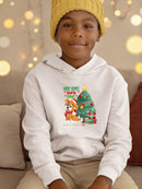 Here Comes Santa Paws Hoodie -SmartPrintsInk Designs