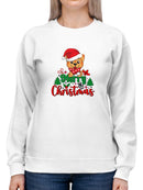 Puppy Merry Christmas Hoodie -SmartPrintsInk Designs
