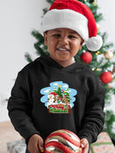 Merry Christmas Cartoon Pups Hoodie -SmartPrintsInk Designs