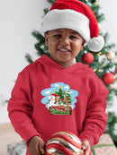 Merry Christmas Cartoon Pups Hoodie -SmartPrintsInk Designs