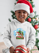 Merry Christmas Cartoon Pups Hoodie -SmartPrintsInk Designs