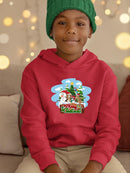 Merry Christmas Cartoon Pups Hoodie -SmartPrintsInk Designs