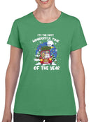 Most Wonderful Time Of The Year T-shirt -SmartPrintsInk Designs