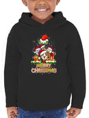 Merry Christmas Pups Hoodie -SmartPrintsInk Designs