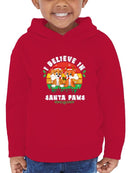 I Believe In Santa Paws Hoodie -SmartPrintsInk Designs