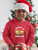 I Believe In Santa Paws Hoodie -SmartPrintsInk Designs