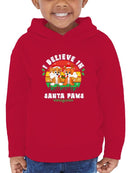I Believe In Santa Paws Hoodie -SmartPrintsInk Designs