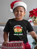 I Believe In Santa Paws T-shirt -SmartPrintsInk Designs