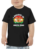 I Believe In Santa Paws T-shirt -SmartPrintsInk Designs