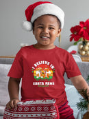 I Believe In Santa Paws T-shirt -SmartPrintsInk Designs