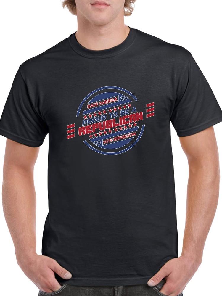 Proud To Be Republican T-shirt -SmartPrintsInk Designs