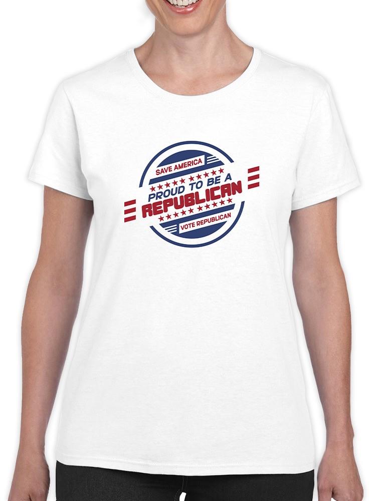 Proud To Be Republican T-shirt -SmartPrintsInk Designs