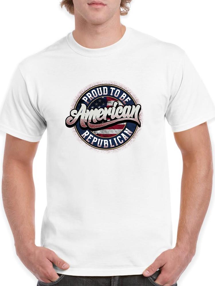 Proud To Be American Republican T-shirt -SmartPrintsInk Designs