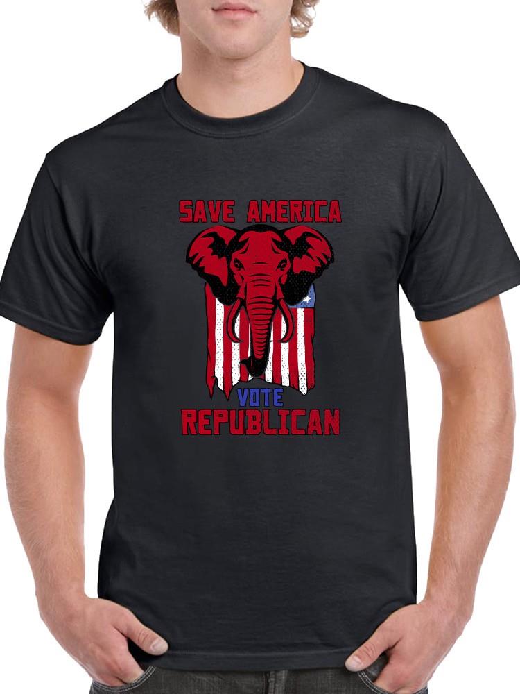 Save America Vote Republican T-shirt -SmartPrintsInk Designs