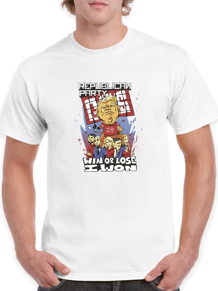 Republican Party Win Or Lose T-shirt -SmartPrintsInk Designs