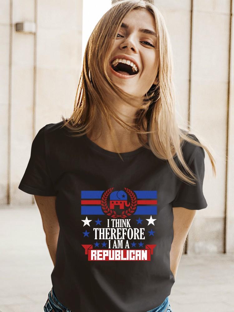 I Am A Republican T-shirt -SmartPrintsInk Designs