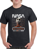 Nasa Astronaut Distorsion T-shirt -SmartPrintsInk Designs