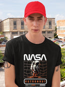 Nasa Astronaut Distorsion T-shirt -SmartPrintsInk Designs