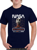Nasa Astronaut Distorsion T-shirt -SmartPrintsInk Designs