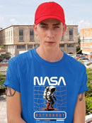 Nasa Astronaut Distorsion T-shirt -SmartPrintsInk Designs
