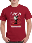 Nasa Astronaut Distorsion T-shirt -SmartPrintsInk Designs