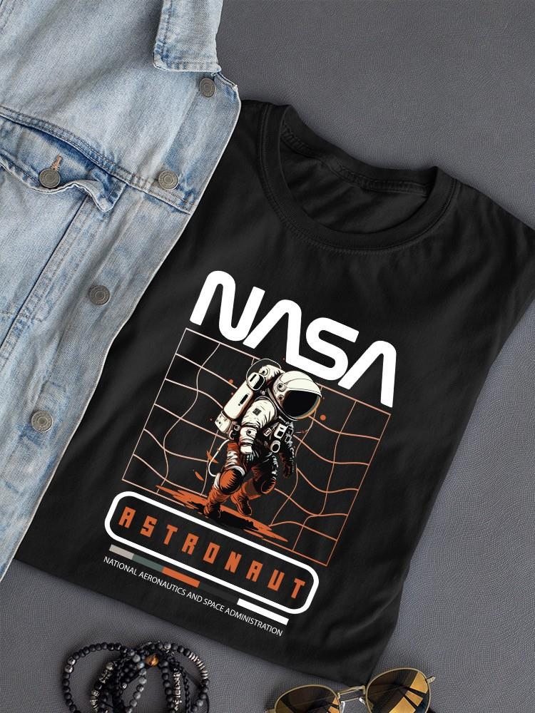 Nasa Astronaut Distorsion T-shirt -SmartPrintsInk Designs