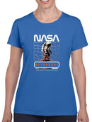 Nasa Astronaut Distorsion T-shirt -SmartPrintsInk Designs