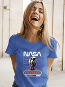 Nasa Astronaut Distorsion T-shirt -SmartPrintsInk Designs