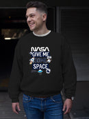 Nasa Give Me Some Space Hoodie -SmartPrintsInk Designs