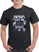 Nasa Give Me Some Space T-shirt -SmartPrintsInk Designs