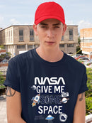 Nasa Give Me Some Space T-shirt -SmartPrintsInk Designs