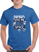 Nasa Give Me Some Space T-shirt -SmartPrintsInk Designs