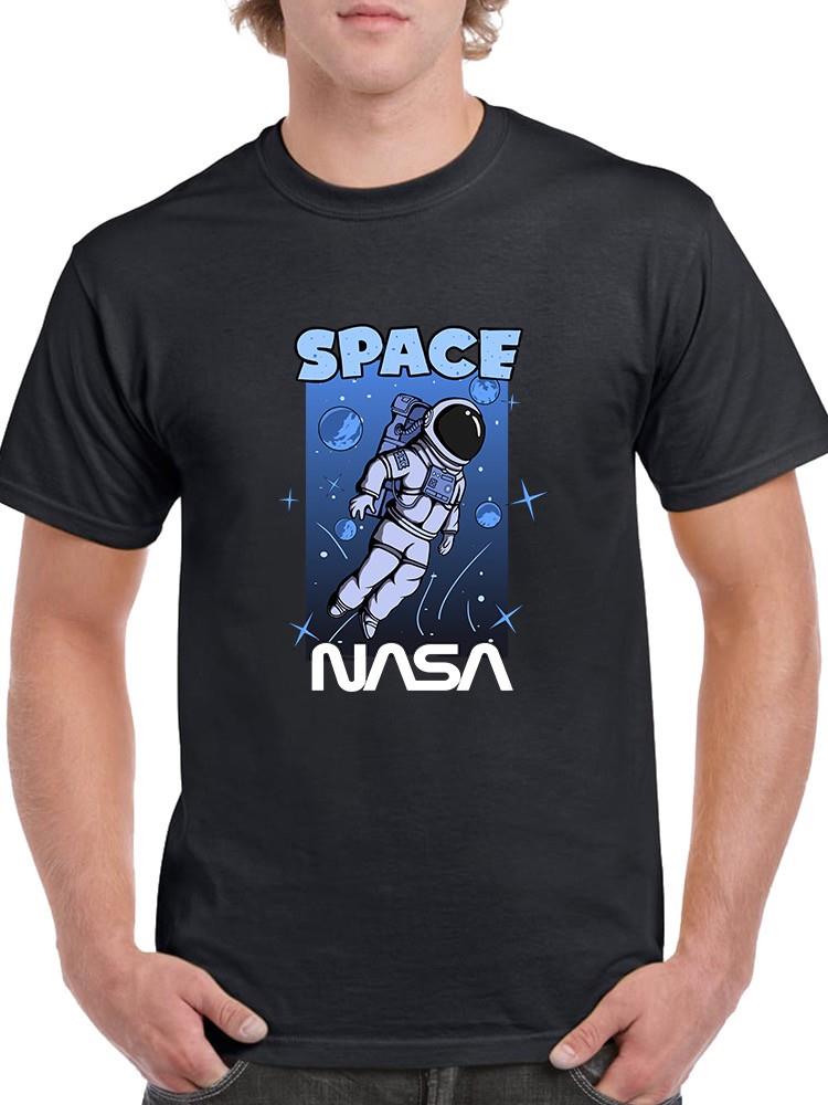 Nasa Space Drawing T-shirt -SmartPrintsInk Designs