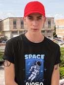 Nasa Space Drawing T-shirt -SmartPrintsInk Designs