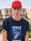 Nasa Space Drawing T-shirt -SmartPrintsInk Designs