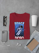 Nasa Space Drawing T-shirt -SmartPrintsInk Designs