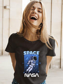 Nasa Space Drawing T-shirt -SmartPrintsInk Designs