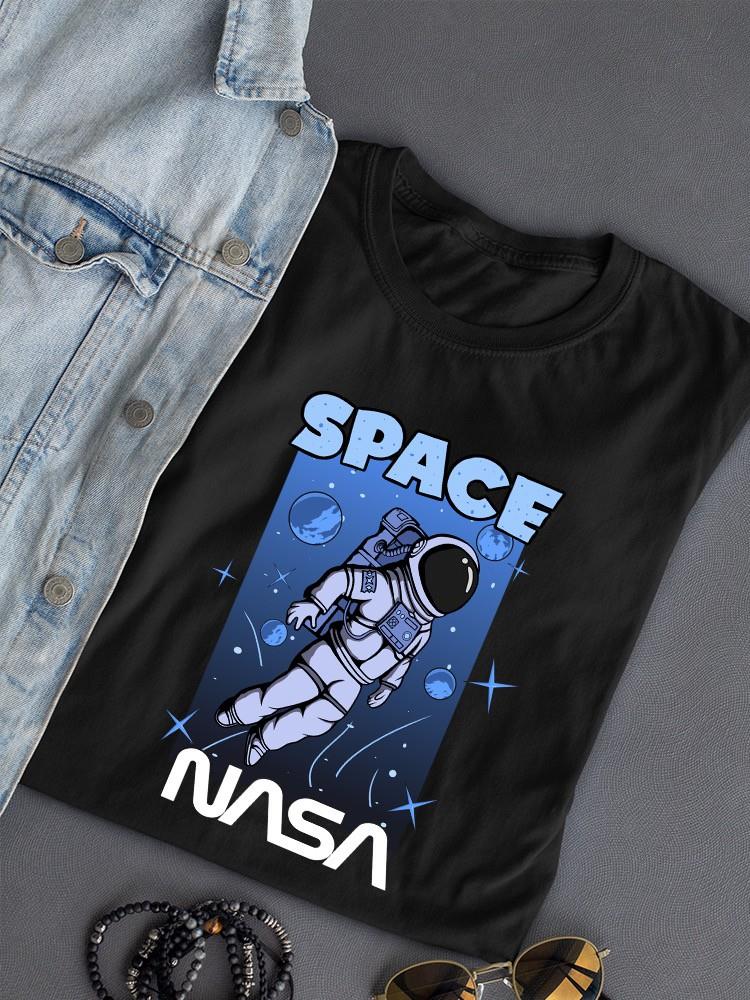 Nasa Space Drawing T-shirt -SmartPrintsInk Designs