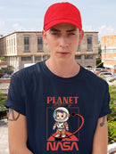 Nasa Planet Mars Kid T-shirt -SmartPrintsInk Designs