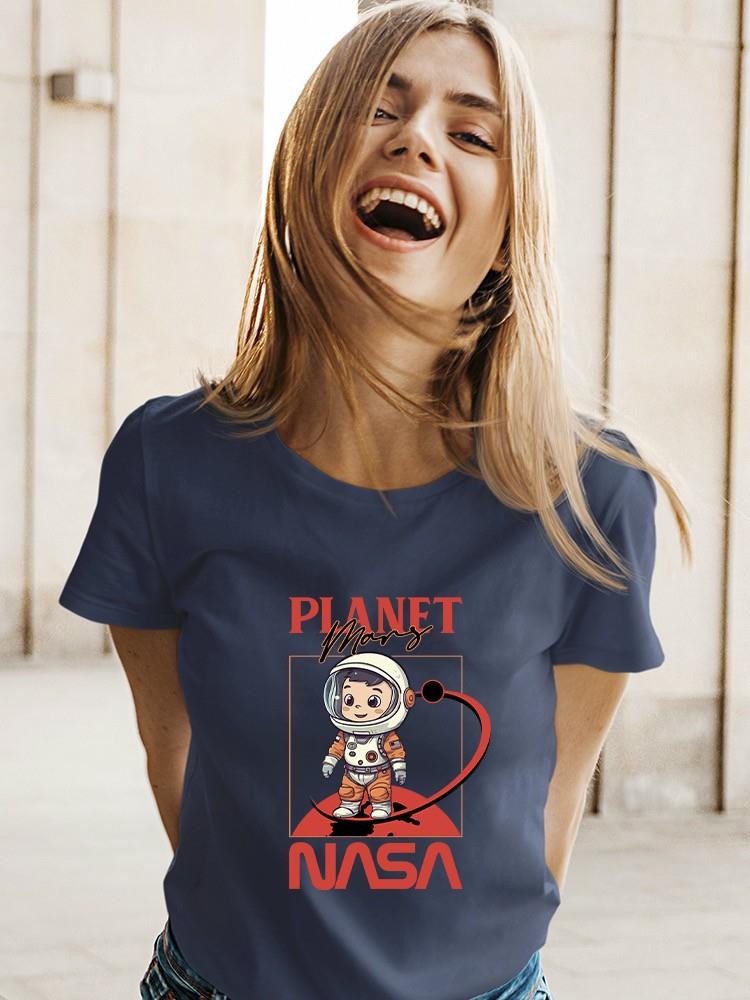 Nasa Planet Mars Kid T-shirt -SmartPrintsInk Designs
