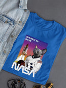 Nasa Astronaut Cat T-shirt -SmartPrintsInk Designs