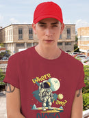 Nasa Where I Am? Astronaut T-shirt -SmartPrintsInk Designs