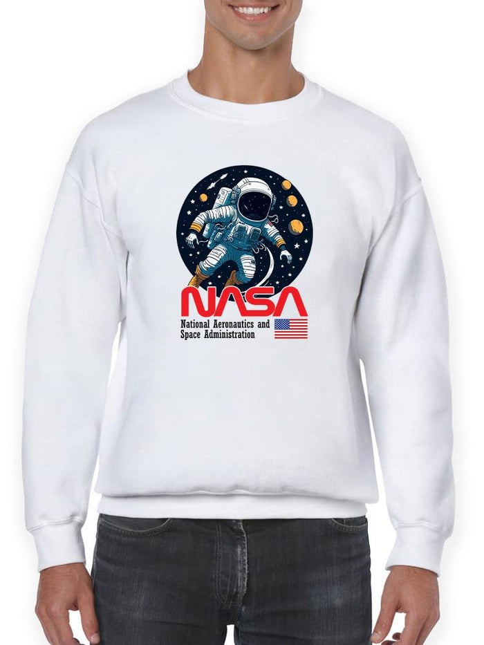 Nasa Astronaut In The Space Hoodie -SmartPrintsInk Designs